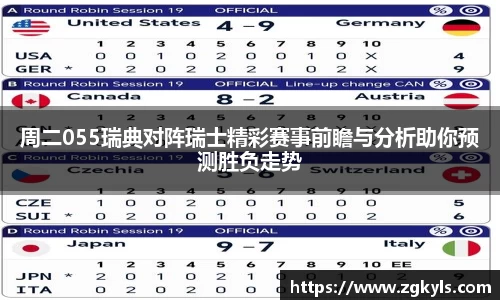 周二055瑞典对阵瑞士精彩赛事前瞻与分析助你预测胜负走势
