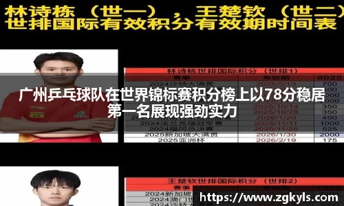 广州乒乓球队在世界锦标赛积分榜上以78分稳居第一名展现强劲实力